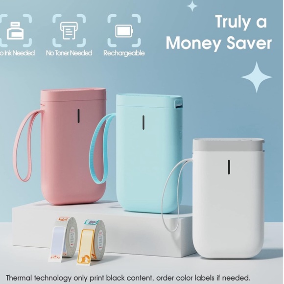 NIIMBOT Label Maker Machine D11 Label Printer Portable Wireless Connection - Picture 4 of 7